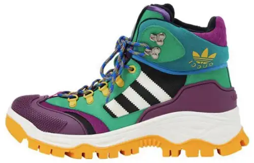 Gucci Adidas x Gucci Lace Up Boot 'Purple Green'