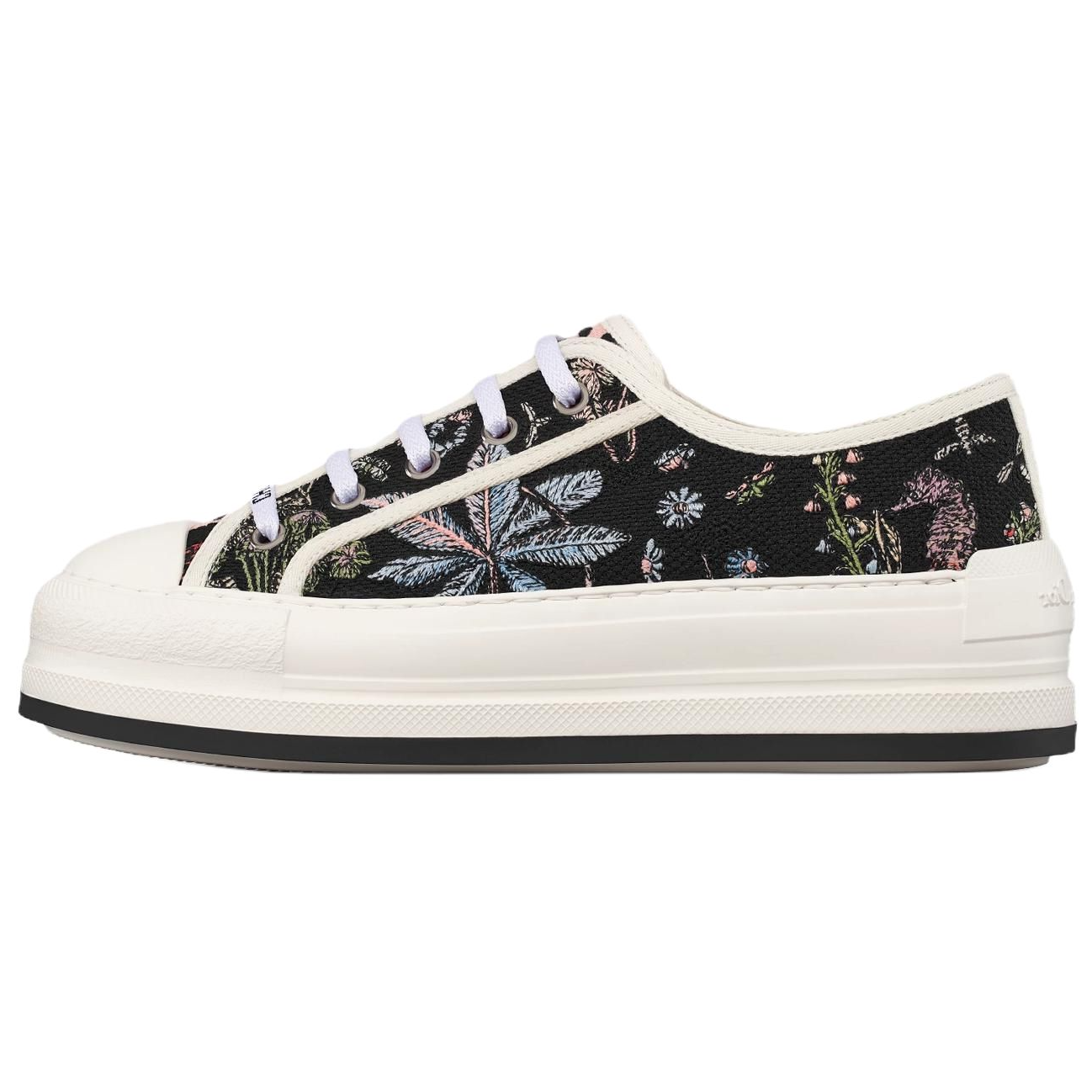 DIOR Walk'n'Dior Platform Shoes Low top Skateboard Shoes Women's Black