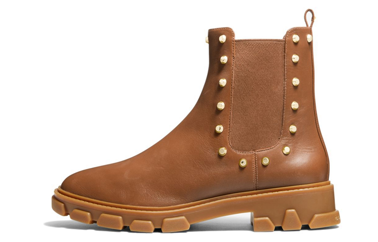 MICHAEL KORS Ridley Short Chelsea Boots Women's Brown