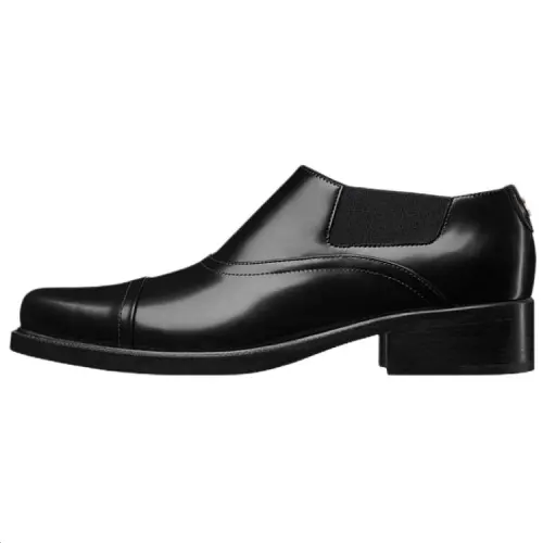 DIOR DANDY Calfskin Casual Shoes Women's Black