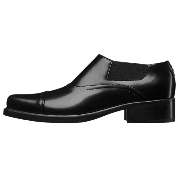 DIOR DANDY Calfskin Casual Shoes Women's Black