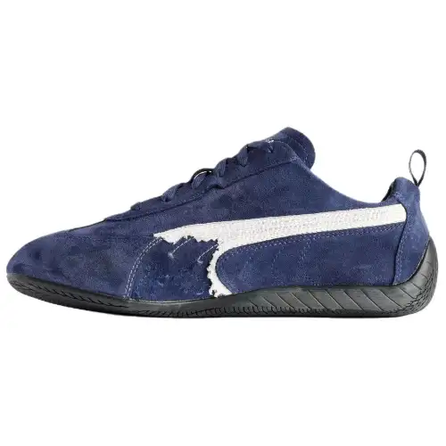 Balenciaga x PUMA Speedcat Collection Low top Casual Shoes Men's Marine Blue & White