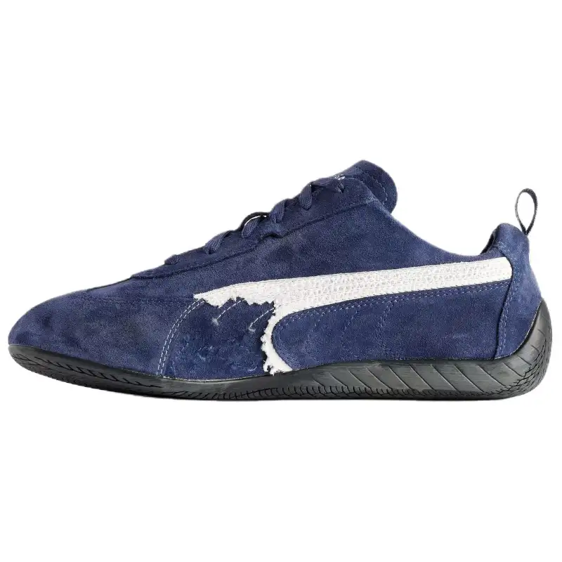Balenciaga x PUMA Speedcat Collection Low top Casual Shoes Men's Marine Blue & White