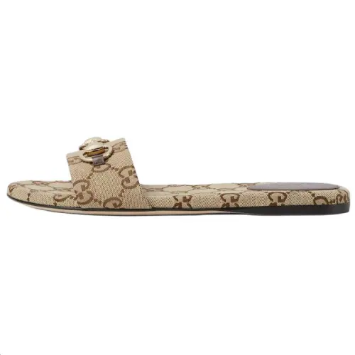Gucci Wmns Horsebit Slide Sandal 'Camel' Women's