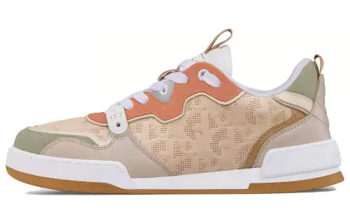 DIOR One White Sneakers Cow Leather Low top Skateboard Shoes Women's Beige