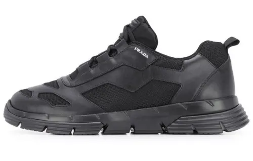 PRADA Low top Casual Shoes Men's Black