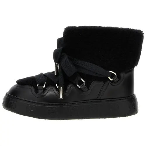 GUCCI Teddy Short Snow Boots Women's Black