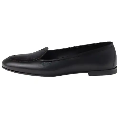 HERMES Julia Loafers Women's Black