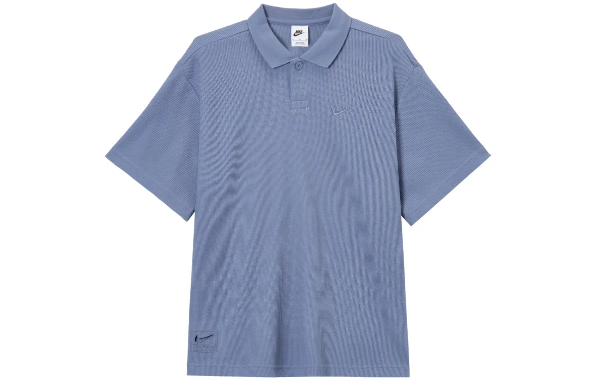 Nike Swoosh Polo Shirts Men's Indigo Moderate