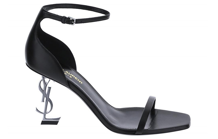 Женские босоножки SAINT LAURENT 557679AAABN1000 (черные) — фото 2