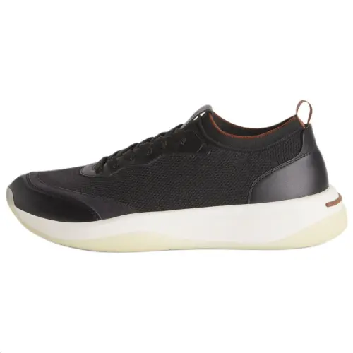 Loro Piana Round Toe Lace Up Sneakers