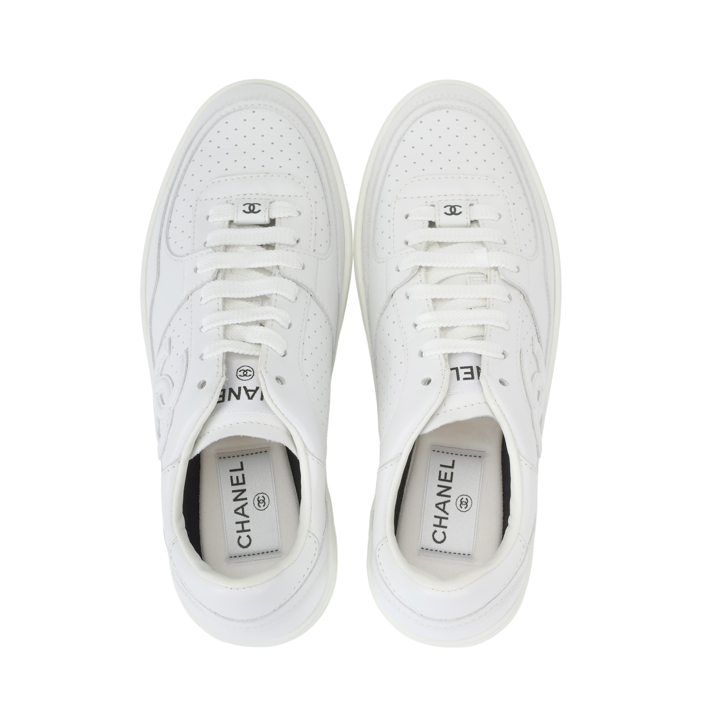 CHANEL 23 A Collection White Leather Women's