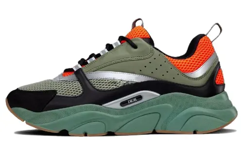 DIOR B22 Orange Olive Olive Black