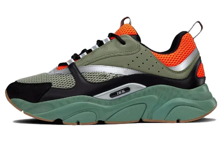 DIOR B22 Orange Olive Olive Black