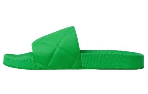 Bottega Veneta Rubber Slide Green Women's