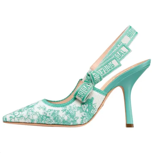 DIOR J'Adior Slim Heel High Heels 10cm Women's Green