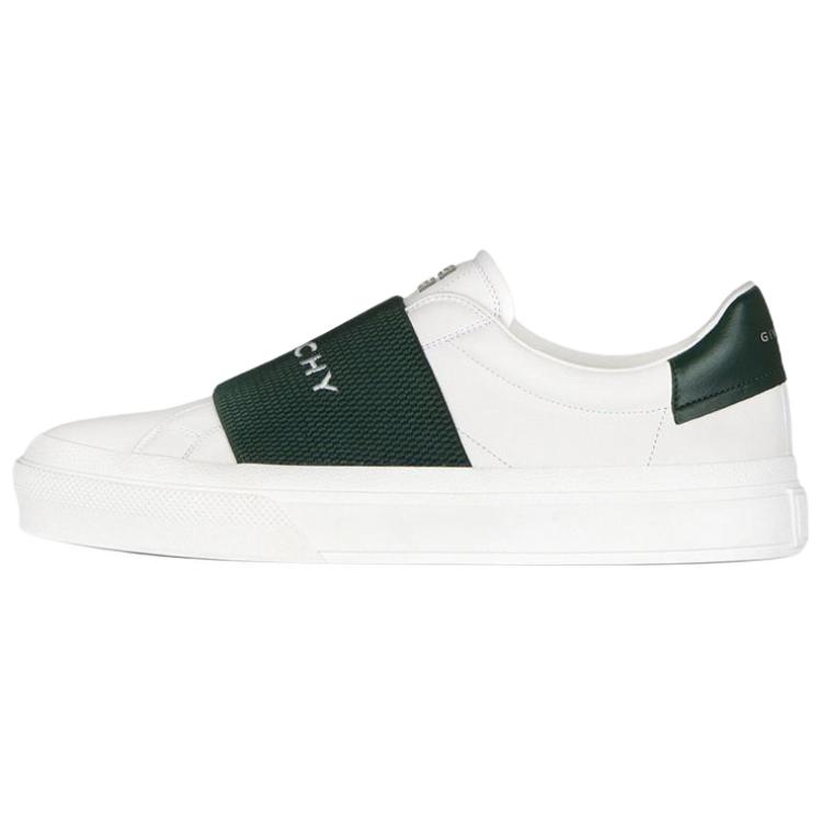 Givenchy City Sport Leather Low top Stylish Skateboarding Shoes Men's White Green