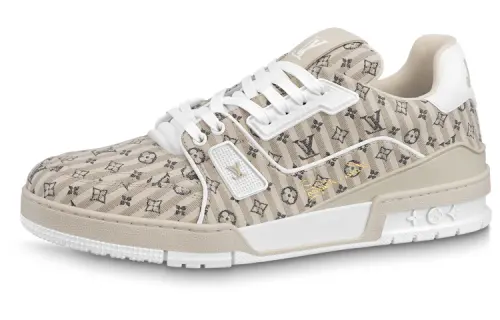 LOUIS VUITTON Lv Trainer Sneakers 'Beige Monogram'