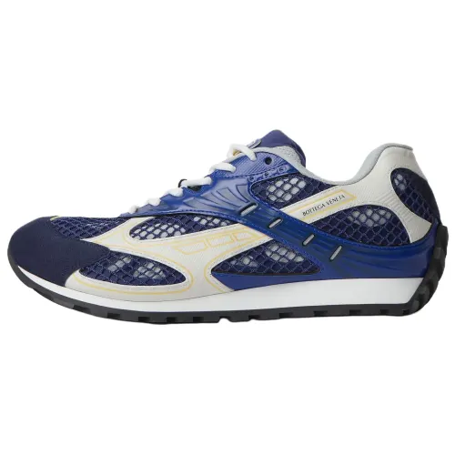 Bottega Veneta Orbit Low top Casual Shoes Men's Ocean Blue & Mist White