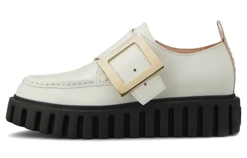 Roger Vivier Roger Vivier Viv' Go-Thick comfortable and versatile women's casual shoes, women's white
