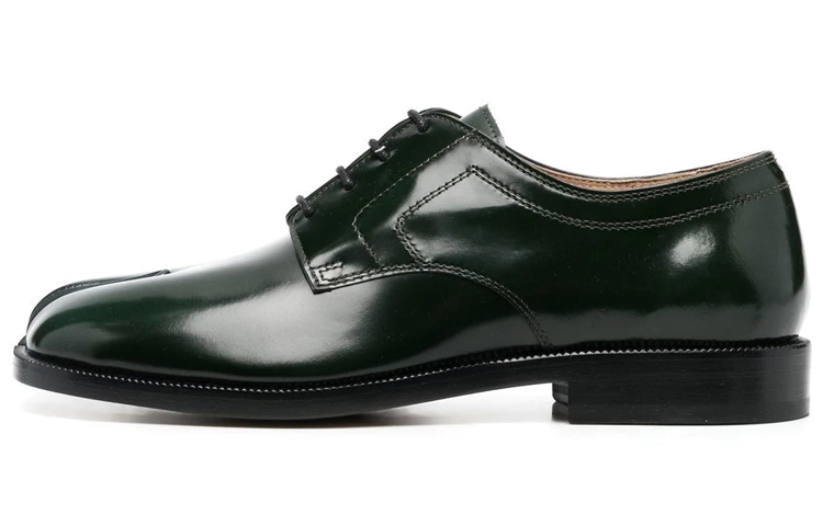 Женские туфли Maison Margiela Tabi (зеленые)