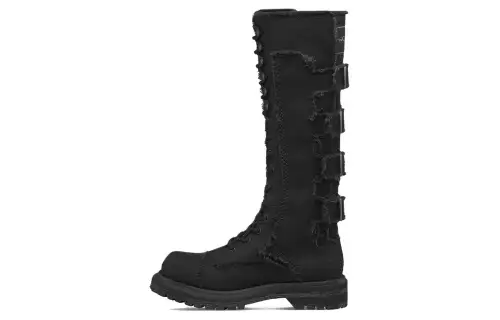 DIOR Diorebel Cotton Fabric Knee high Boots Women's