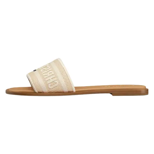DIOR Dioriviera Slide Slippers Women's Beige