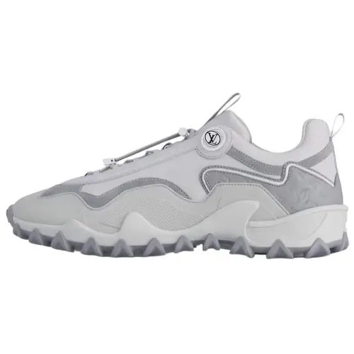 LOUIS VUITTON RUSH Low top Casual Shoes 5cm Women's Gray