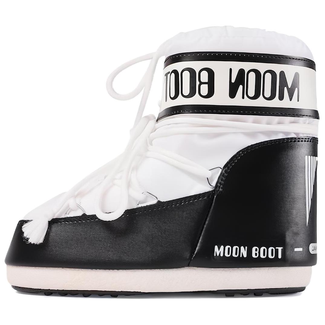 сапоги Moon Boot (черно-белые)