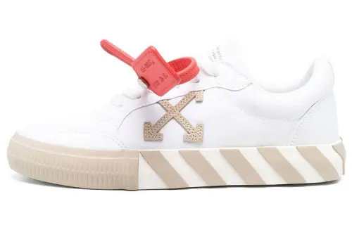 OFF WHITE Vulc Low White Beige Orange Women's
