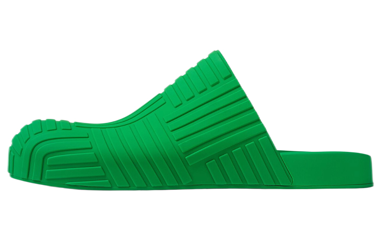 Мужские сабо Bottega Veneta Slider (зеленые)
