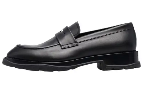 Alexander McQueen Loafers Men's Casual Shoes Men's Black