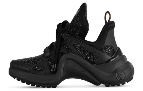LOUIS VUITTON Archlight Mid top Casual Shoes Women's Black