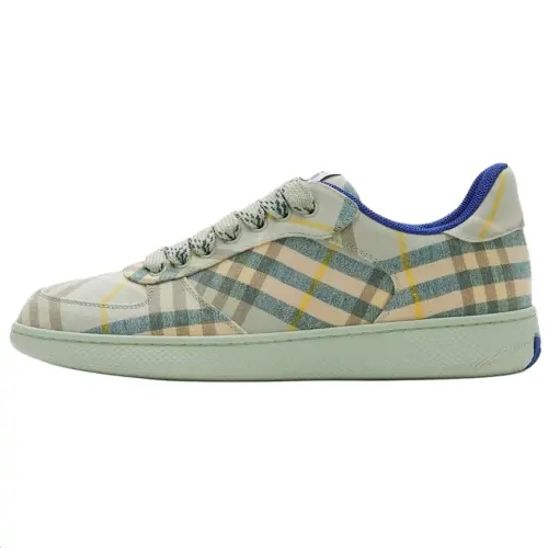 Burberry Terrace Low top Skateboard Shoes Women's Green