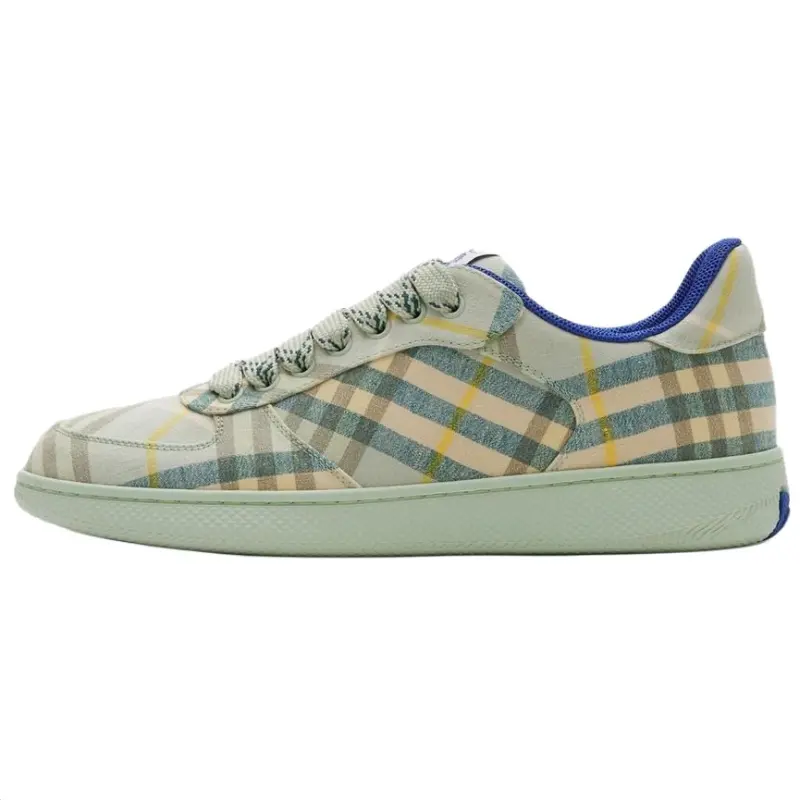 Burberry Terrace Low top Skateboard Shoes Women's Green