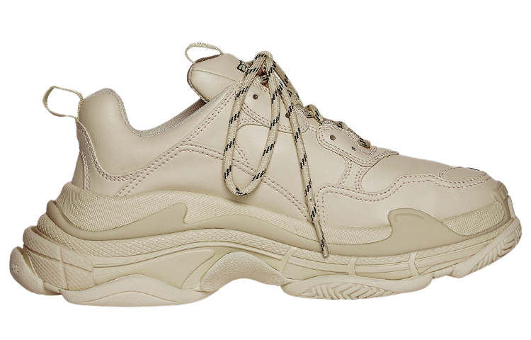 Balenciaga Triple S Low top Chunky Sneakers Women's Beige