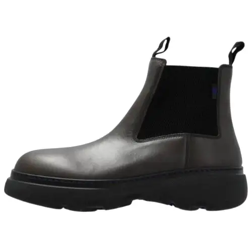 Burberry CREEPER Short Chelsea Boots Men's Black