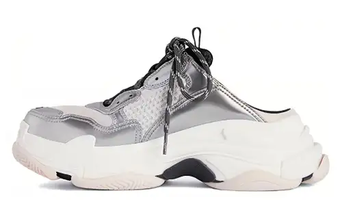 Balenciaga Triple S Casual Shoes Men's Silver