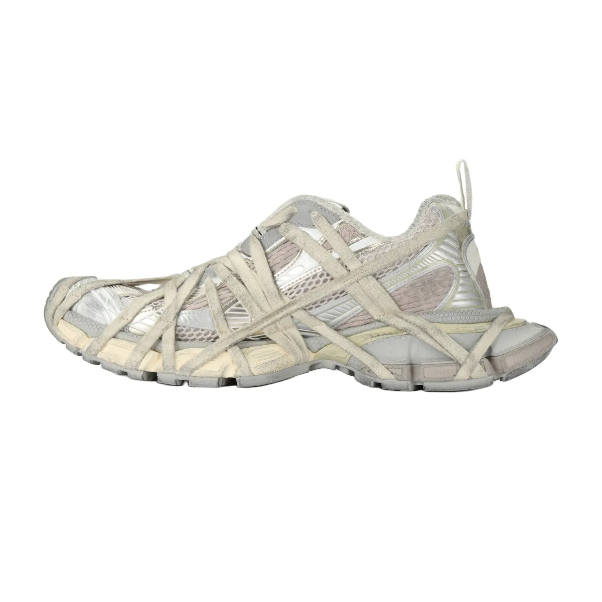 Balenciaga 3XL Low top Chunky Sneakers Men's Light Beige
