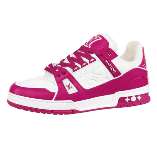 LOUIS VUITTON Lv Trainers 'White Hot Pink'