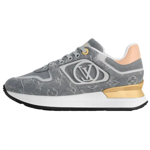 LOUIS VUITTON Run Away Nautical Collection Low top Casual Shoes Women's Gray