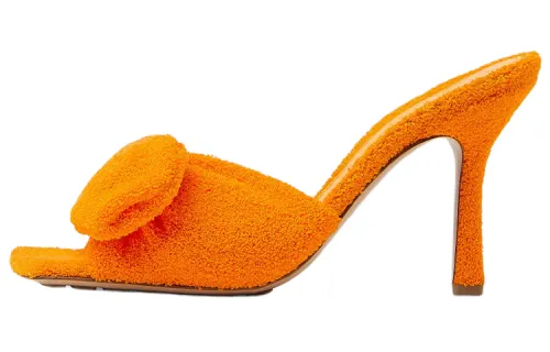 Bottega Veneta Stretch Stylish Sandal 9cm Women's Orange