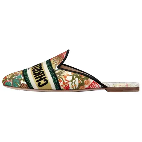 DIOR Closed Toe Slippers Women's Multicolor