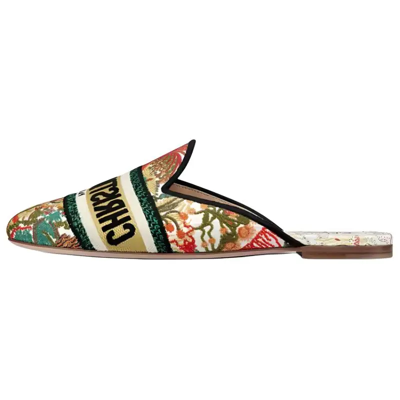 DIOR Closed Toe Slippers Women's Multicolor
