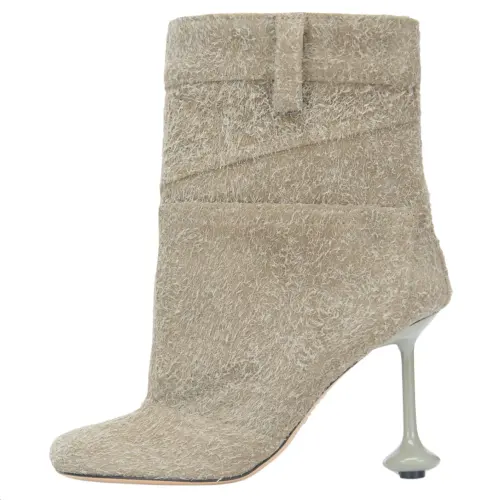 LOEWE Toy Ankle Boots 9cm Women's Khaki Green