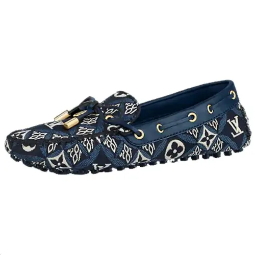 LOUIS VUITTON Gloria Casual Shoes Women's Blue