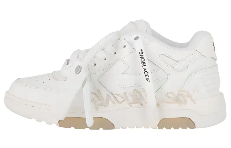 OFF WHITE Out Of Office Low Top Sneaker 'White Beige' Women's