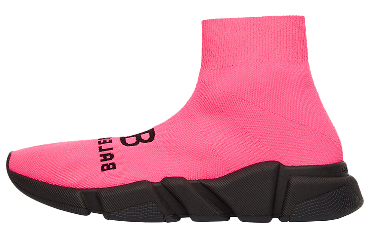 Женские кроссовки Balenciaga Speed Recycled (розовые)