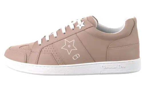 DIOR Star Low top Stylish Skateboarding Shoes Women's Nude