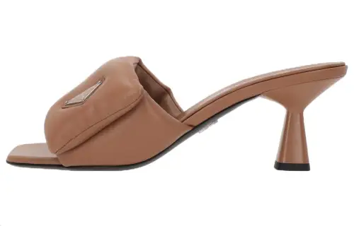 PRADA Slide Slippers Women's Brown